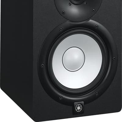 Yamaha HS7 6.5'' Powered Studio Monitor Black Cabinet White Polypropylene Woofer image 2