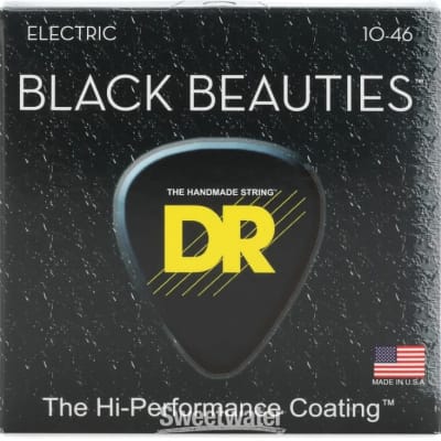 DR BKE-10 Black Beauties Electric Guitar - Medium (10-46) image 1