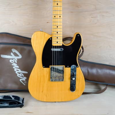 1991 Fender USA 52 Reissue Telecaster Electric Guitar Butterscotch 