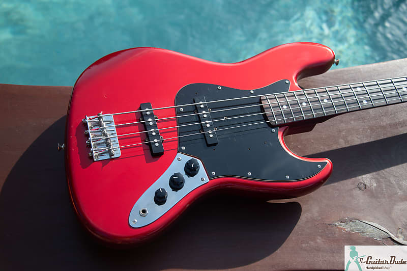 Classic Tokai TJB-45 Jazz Sound Bass - Made in Japan - Candy