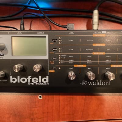 Waldorf Blofeld Desktop Synthesizer - Black Shadow