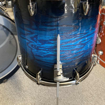 Yamaha Live Custom Hybrid Oak UZU Ice Sunburst 4pc Drum Set image 10