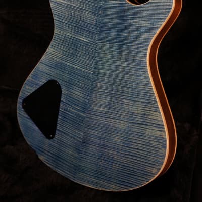 Knaggs Guitars Keya in Blue Marlin with T1 Top & Back w/ Pale Moon Ebony Fretboard image 14