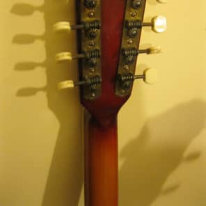 Arnold Hoyer Vintage  c.1960 Sunburst Guitar-Bodied Electro-Mandolin/ Mandolinetto. image 7