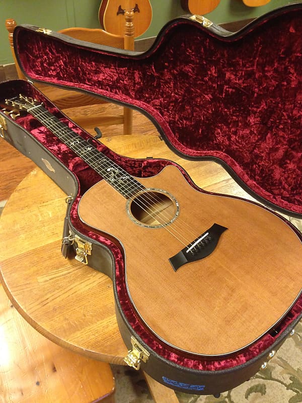 Taylor Custom GA Grand Auditorium 514CE Cindy Inlays Natural | Reverb