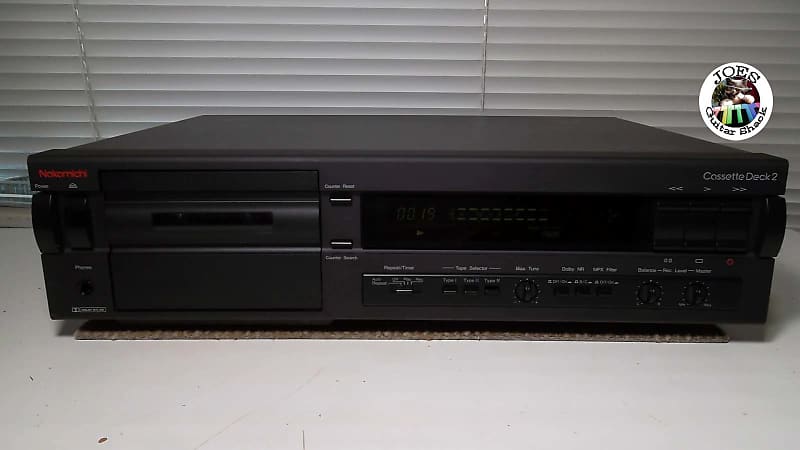 1990 Nakamichi Stereo Cassette Deck 2 Recorder 1-Owner, Low Hours, Serviced New Belts 04-17-2025 Excellent #059  			