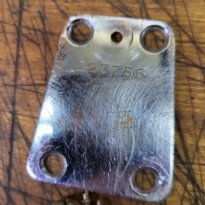 1960's Vintage RARE 4 Bolt Electric Guitar Bass Neck Plate Screws Luthier Parts image 2