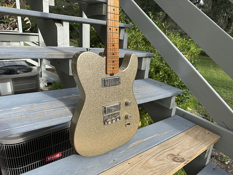 RS Guitarworks Old Friend Slab Custom Gold Sparkle AIFG Reverb