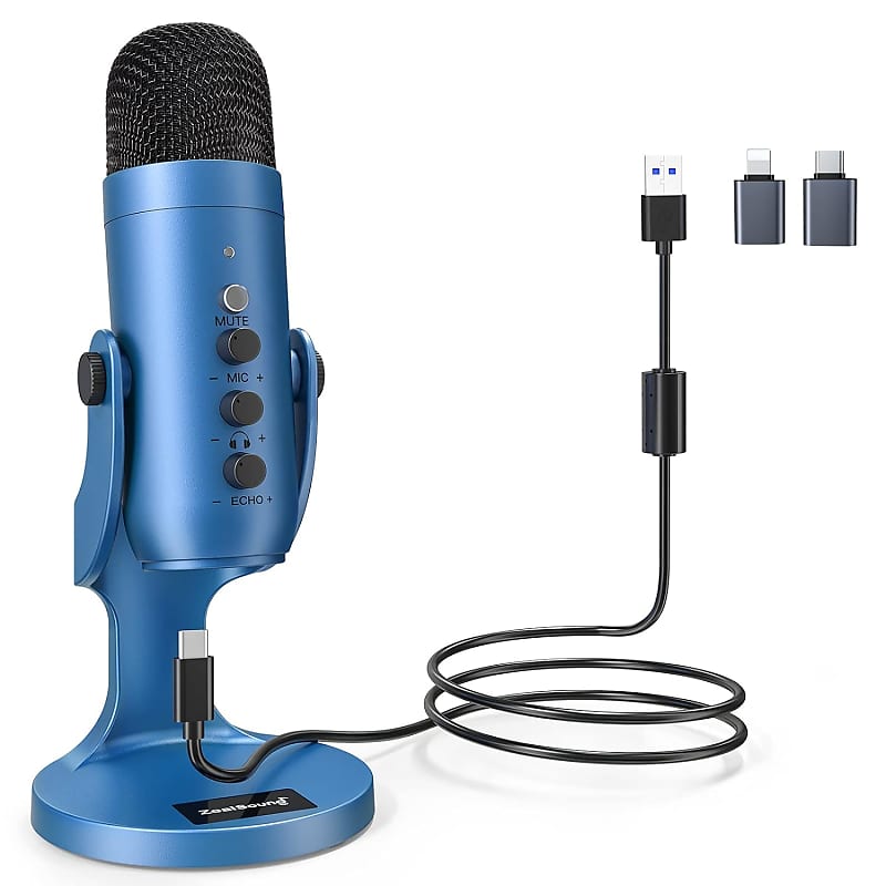  USB Microphone Condenser Computer PC Gaming Mic