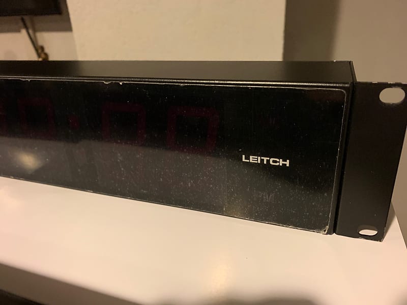 Leitch DTD5225 Large Red LED Digital SMPTE/EBU Timecode Reverb
