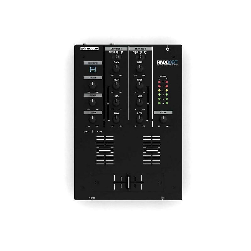 Reloop RMX-10BT Compact Bluetooth DJ Mixer (Open Box) image 1