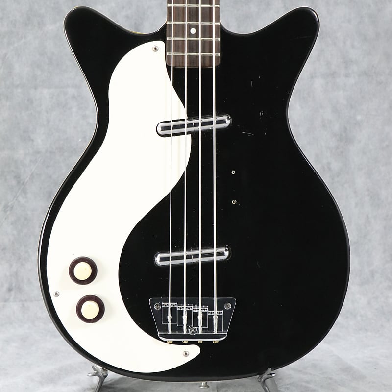 Danelectro 59 DC Long Scale Bass Left Hand Black /1210 | Reverb