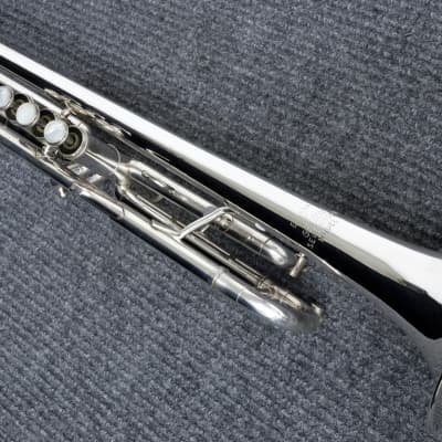 Vintage Getzen Eterna Severinsen Model Bb Trumpet 1970 Silver image 3