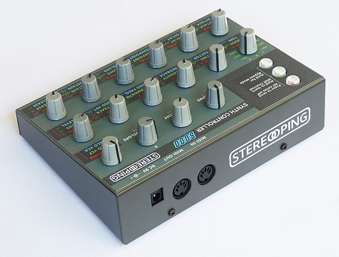在庫あ新作STEREOPING Synth Controller MIDI SysEx ヴィンテージシンセ MIDIキーボード、コントローラー