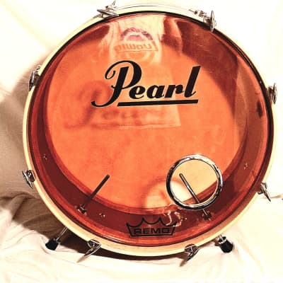 C.G.CONN MAHOGANY 24" BASS DRUM 1 PLY (3/16" THICK) STEAM BENT 1887 WITH MAPLE RINGS AND HOOPS! - FREE SHIP TO CUSA! image 8