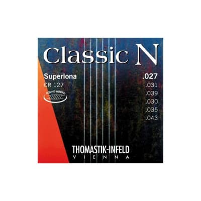 Cuerdas Clásica Thomastik CR127 N Superlona Series Nylon- Normal Tension image 1