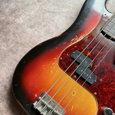 Fender Precision Bass 1964 - Sunburst image 4