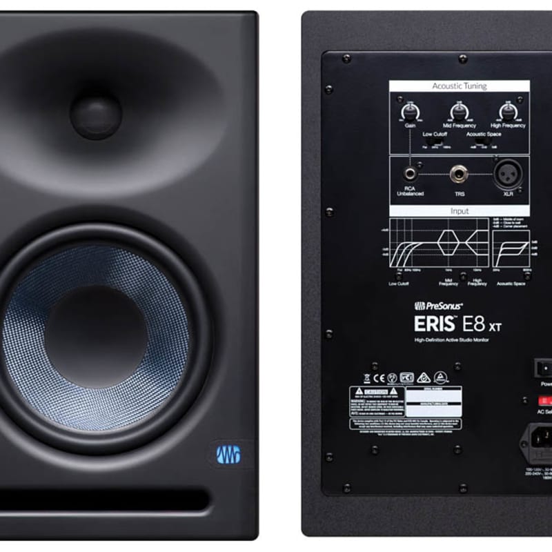 PreSonus Eris 3.5 Powered Studio-Monitors (Pair) SUB PAK – Kraft Music