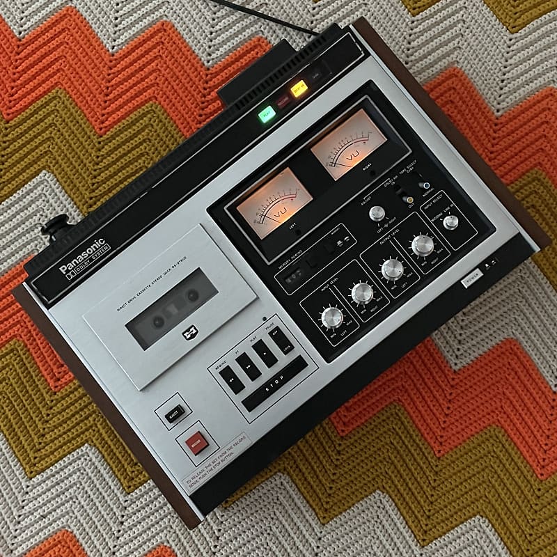 Panasonic Tape Recorder 1970’s Made in Japan 🇯🇵! Lines Reverb