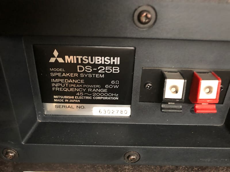 Mitsubishi DS-25B Diatone - Mid Sized Two Way Speakers - Audiophile  Speakers Wood Veneer