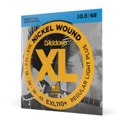 D'Addario EXL110+ Nickel Wound Electric Guitar Strings (10.5-48) image 6