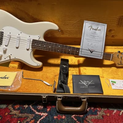 Fender Custom Shop '60 Reissue Stratocaster NOS Clapton Specs 2013 Olympic White image 2