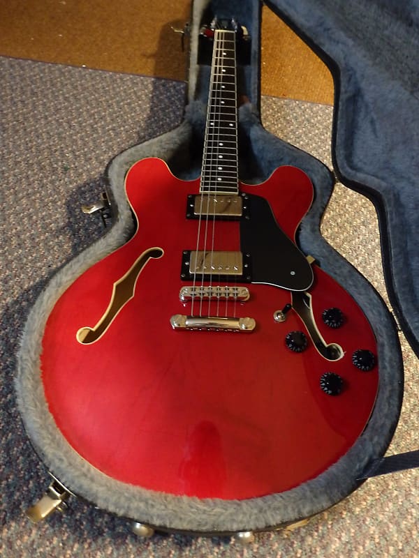 Hamer Echotone 2000 Trans Red 335 Semi-Hollow Guitar Seymour Duncan PAF image 1