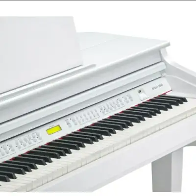 Kurzweil Kurzweil KAG-100-WHP Digital Grand Piano.  White image 5