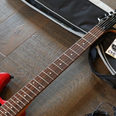 Casio MG-510 MIDI Electric Guitar Red HSS + Gig Bag image 3