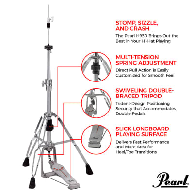 Pearl Demon-Style Hi-Hat Stand image 9