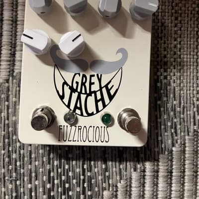 Reverb.com listing, price, conditions, and images for fuzzrocious-grey-stache