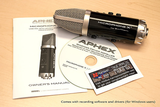 USBマイクAphex Microphone X Reviewing Microphone X