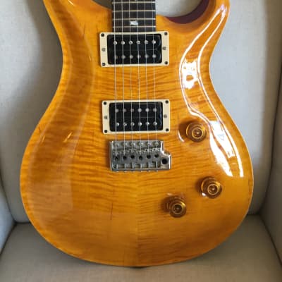 1994 PRS CE-24 with BIRDS! Paul Reed Smith CE24 Vintage Yellow Pre-Factory image 1