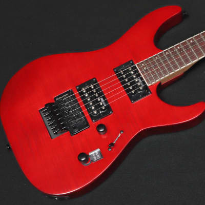 ESP LTD M-200FM Electric Guitar Red See Thru - W/Setup & Bag for sale