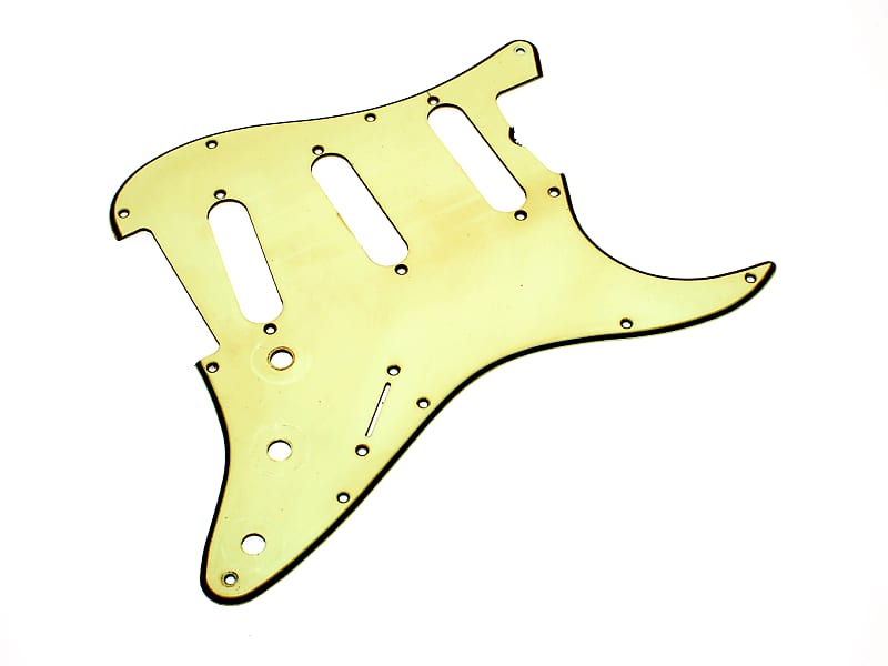 Aged 62 SC Pickguard Mint Green 3 Ply Vintage Thick Mid Layer GuitarSlinger Premium  fits Strat  ® image 1