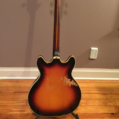 Guild Starfire Bass Guitar 1966 Bi-Sonic pup image 6