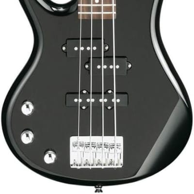 Ibanez 4 String Bass Guitar, Left, Black, 3/4 size (GSRM20BKL) image 1