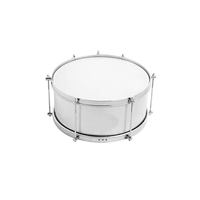 Stay CAIXA DE GUERRA" 14"X 15 CM ALUMINUM - WHITE DRUMHEAD image 1