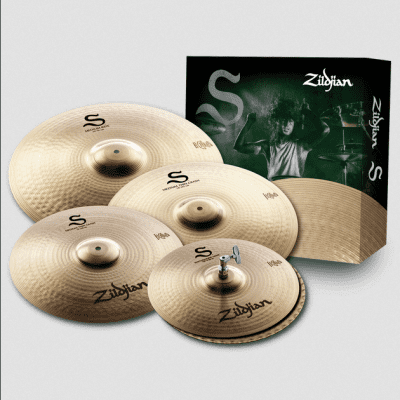 Zildjian S Series Performer Cymbal Pack S390 Bundle (14H, 16C, 18C, 20R) image 1