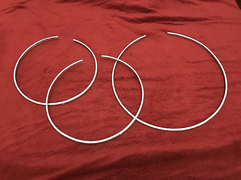 Bottom edge trim rings for concert toms - 12", 13" and 16" image 1