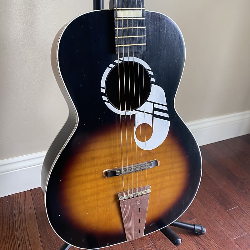 Kay N4 Music Note Acoustic Guitar Reverb