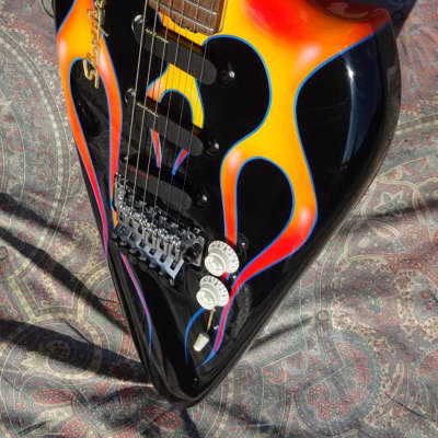 American Showster Guitars AS-57 CLASSIC BIKER GAS TANK 1986 image 7