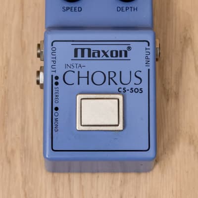 1980s Maxon CS-505 Insta-Chorus Vintage Analog Guitar Effects 