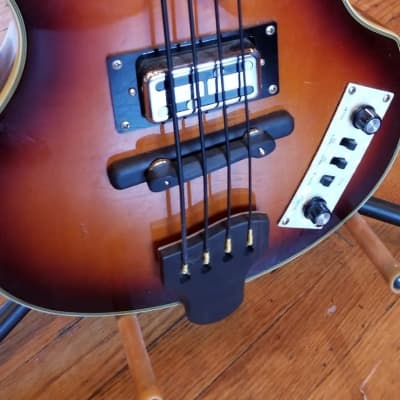 2000's Jay Turser Violin Bass Fretless - BIG Upgrades image 3