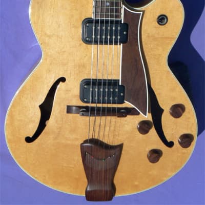 c. 1984 Fender  D'Aquisto Standard, Highly Figured 16" Birdseye Maple Body,  Twin Humbuckers, Showroom Condition! image 4