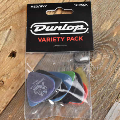 Dunlop Picks Variety Pack - Medium/Heavy 12pk image 1