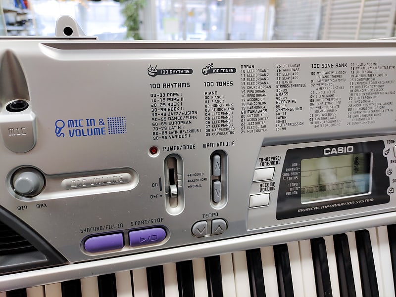 Ctk 496 Casio 100 Rhythms Casio CTK-496 Piano Keyboard