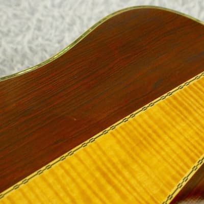 Vintage 1970's made Japan vintage Acoustic Guitar Westone W-40 Jacaranda body Made in Japan image 11