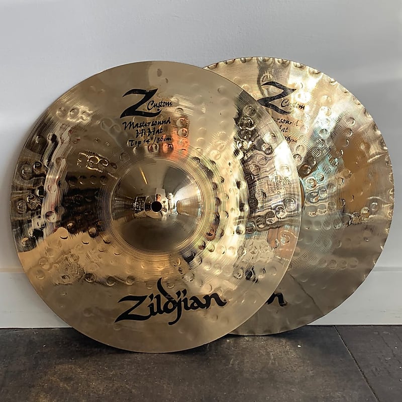 Zildjian 14" Z Custom Mastersound Hi-Hat Cymbals (Pair) 2003 - 2008 image 1