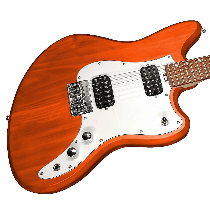 Lomic AP-1 Orange Offset USA Hand-Made Bolt-on Guitar image 1